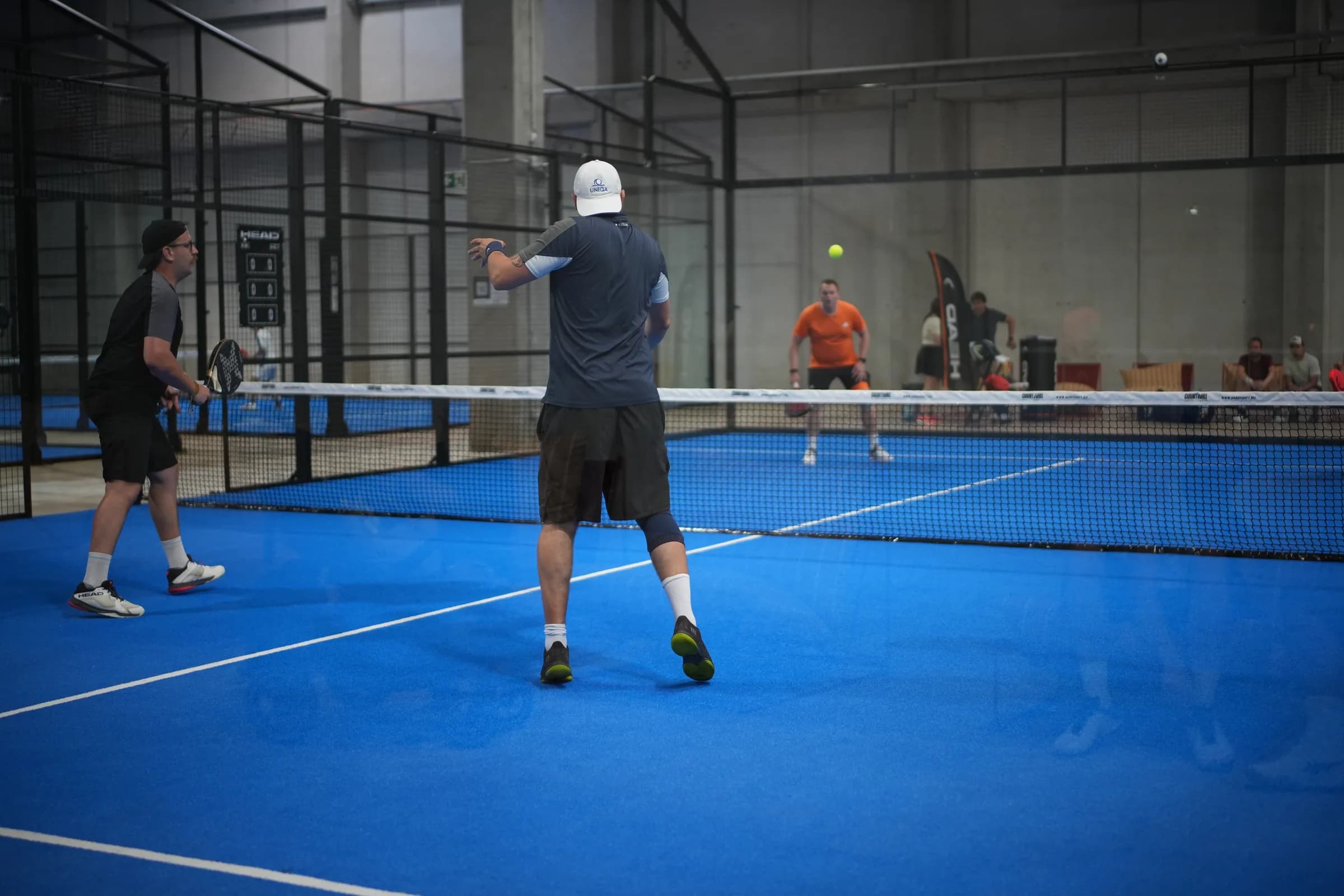 Padel-Spielbetrieb auf den Courts in St. Pölten
